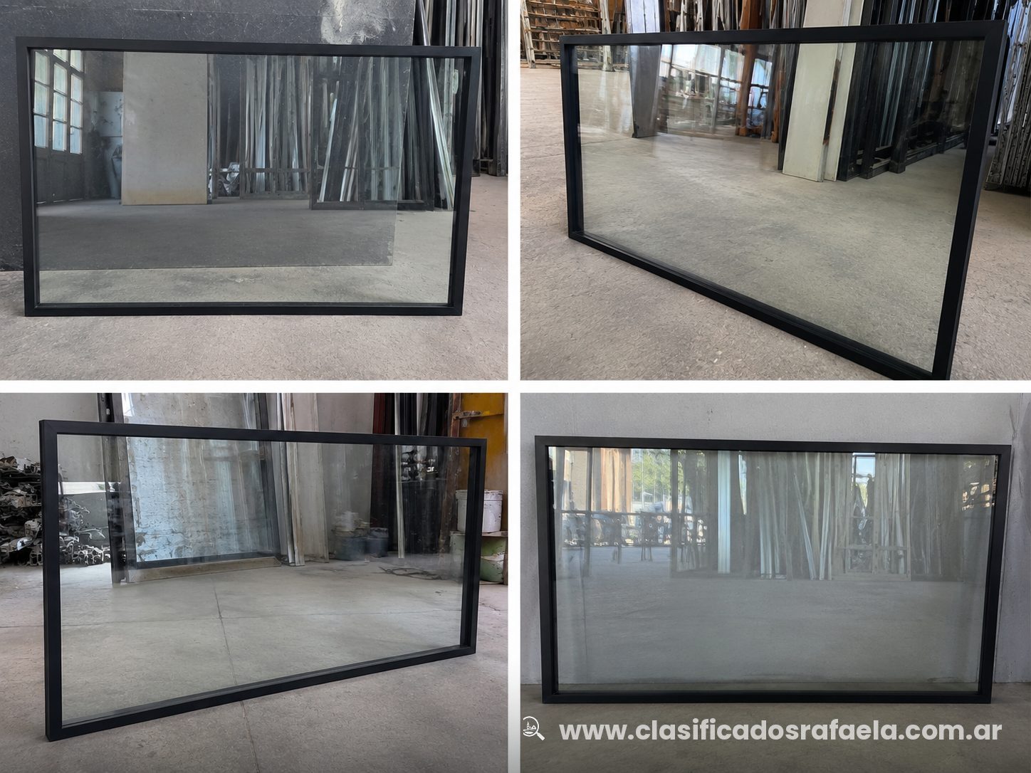 Vendo Vidriera de aluminio color negro (tengo 2) en Hogar y Jardín - Rafaela