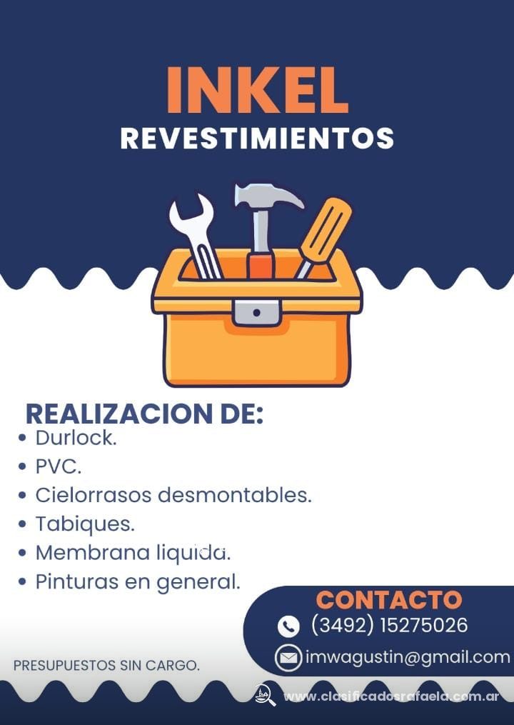 Inkel revestimientos en Servicios - Rafaela